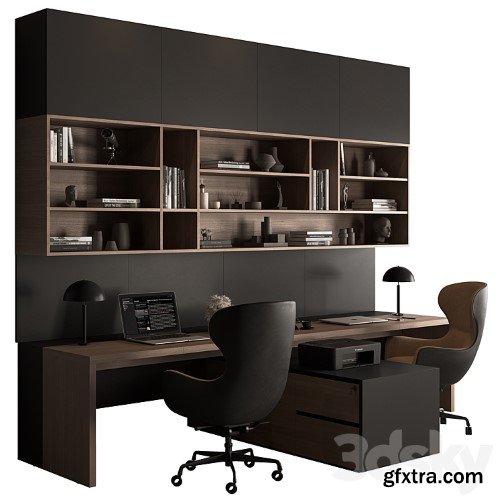 3dsky Pro - Employee Set - Office Furniture 676