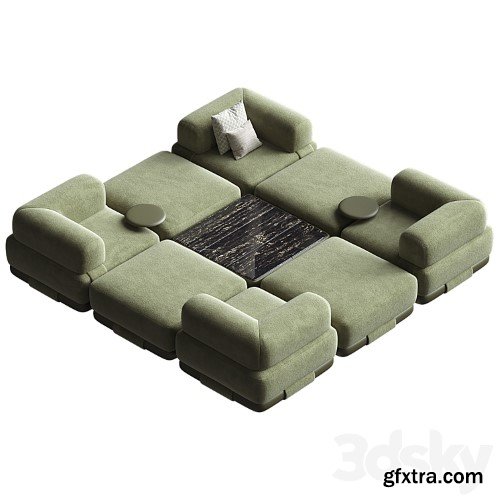 3dsky Pro - INSULA MODUlLAR Sofa Kettal