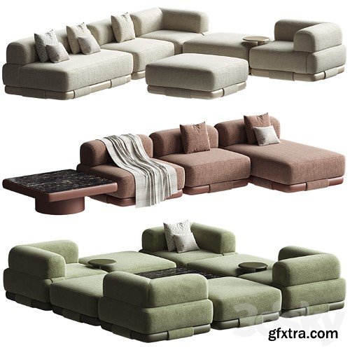 3dsky Pro - INSULA MODUlLAR Sofa Kettal