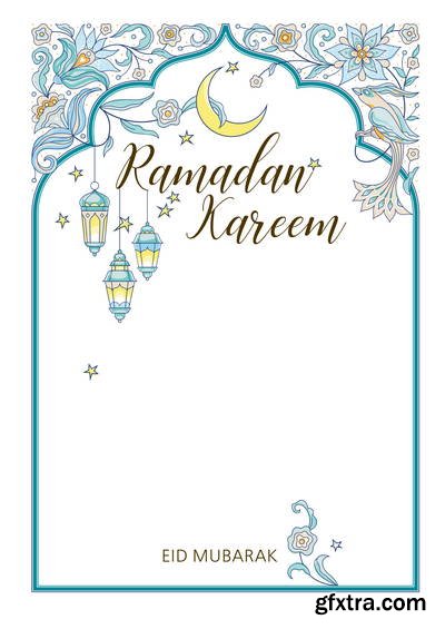 Islamic Illumination Art 51xAI Vectors