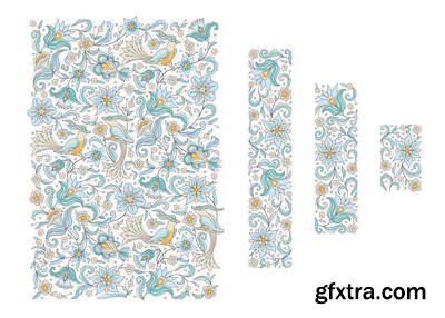 Islamic Illumination Art 51xAI Vectors