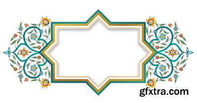 Islamic Illumination Art 51xAI Vectors