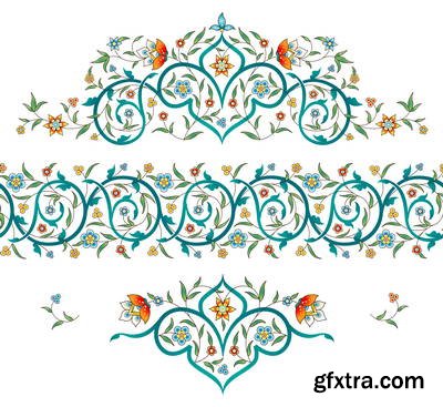 Islamic Illumination Art 51xAI Vectors