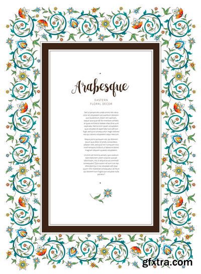 Islamic Illumination Art 51xAI Vectors