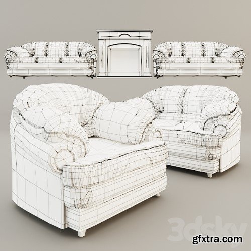 3dsky Pro - Sofa and Armchair Relax