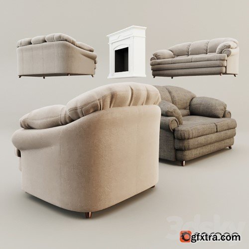 3dsky Pro - Sofa and Armchair Relax