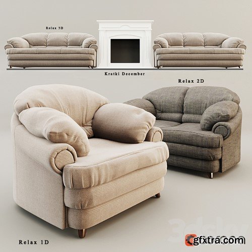 3dsky Pro - Sofa and Armchair Relax