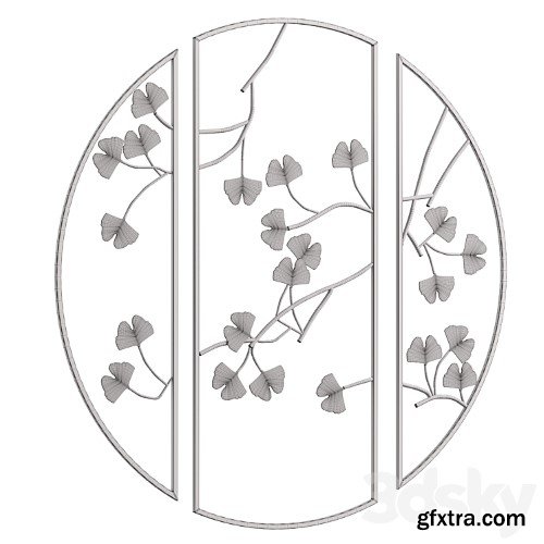 3dsky Pro - Metal Wall Decor Set