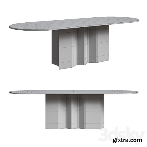 3dsky Pro - WAVES DINING TABLE