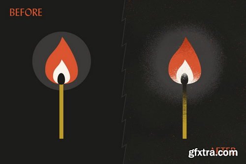 True Grit Texture Supply - Grain Shader Brush Set 30+ Ultra Shady Brushes for Multiple Apps