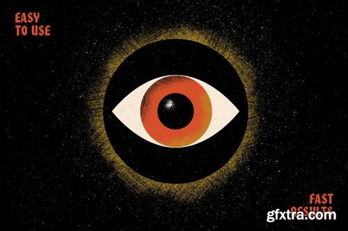 True Grit Texture Supply - Grain Shader Brush Set 30+ Ultra Shady Brushes for Multiple Apps