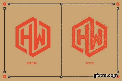 True Grit Texture Supply - Vector Distressing Kit for Illustrator