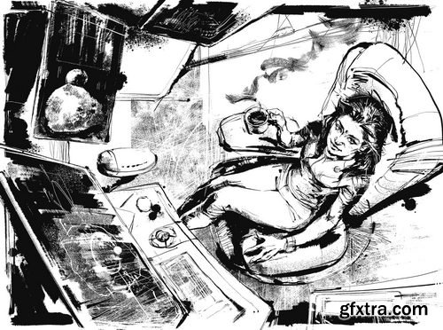 Eldar Zakirov - INK for Affinity Photo & Designer - 44 raster Brushes