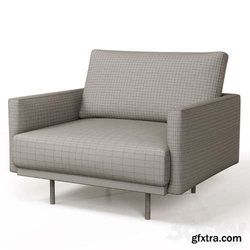 3dsky Pro - Armchair Misl Barhat Emerald