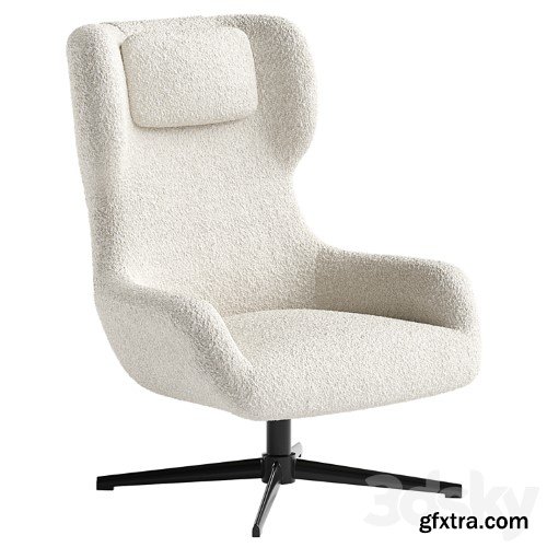3dsky Pro - Zalina swivel armchair
