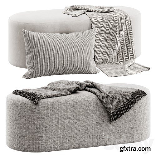 3dsky Pro - Pouf Zyl By Bolia 120 cm