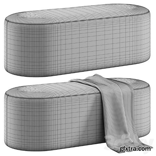 3dsky Pro - Pouf Zyl By Bolia 120 cm