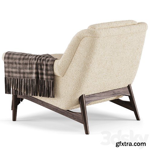 3dsky Pro - Lulu White Small Armchair