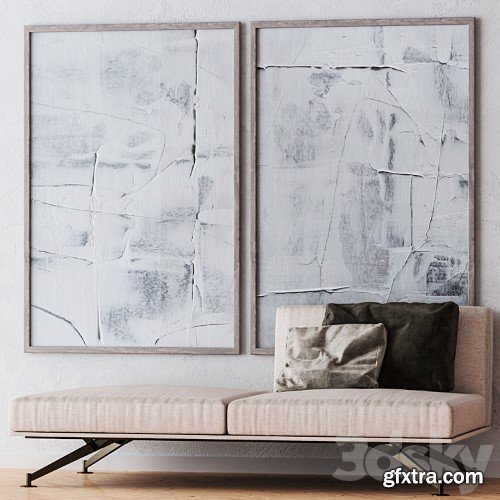 3dsky Pro - Set of large wall paintings 1487