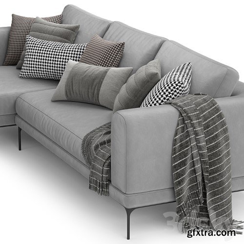 3dsky Pro - Corner sofa DE.CI FL.OW