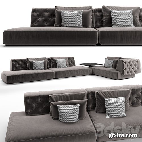 3dsky Pro - Gallotti & Radice Fiona sofa
