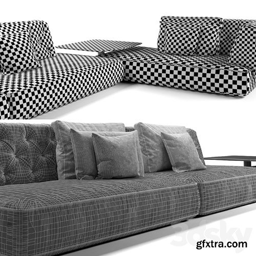 3dsky Pro - Gallotti & Radice Fiona sofa