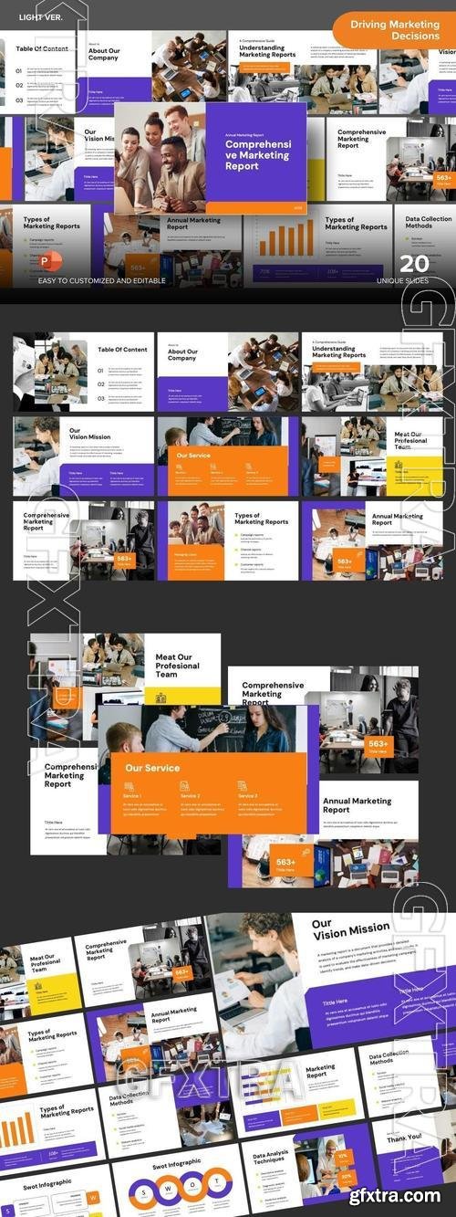 Driving Marketing Decisions - Powerpoint Template QBLYE6Y