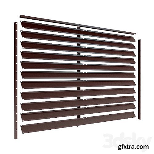 3dsky Pro - Fence with a gate and a wicket 7