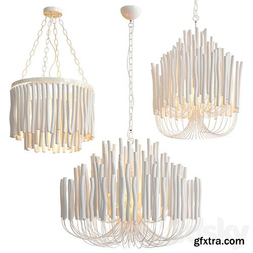 3dsky Pro - Tilda Chandelier Collection - 3 type