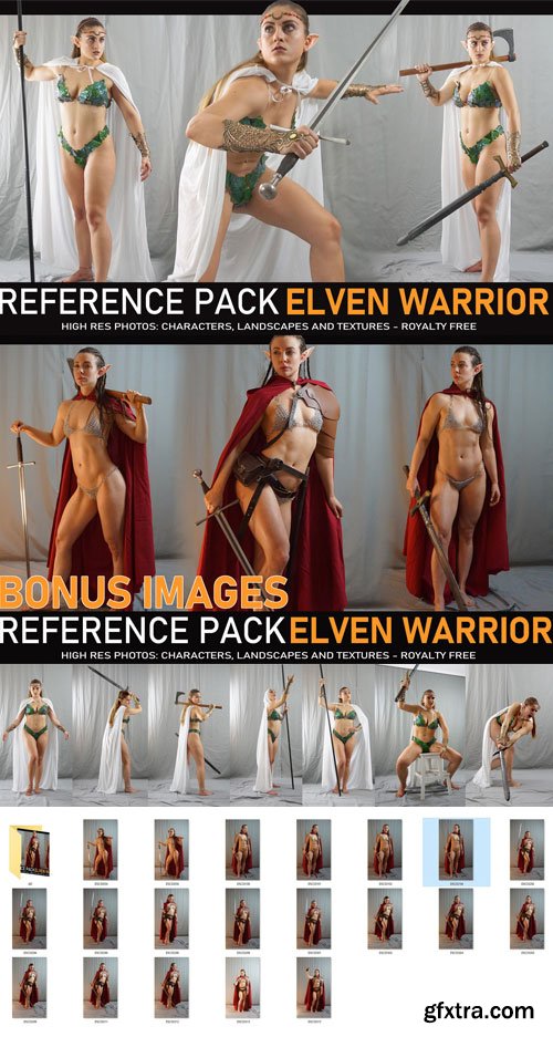 ArtStation - Elven Warrior 500+ Reference pictures including 360&deg; Turnarounds +Bonus Pack