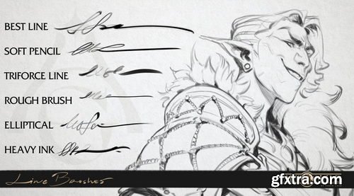 Esben Lash - LINE - Clip Studio Brushes