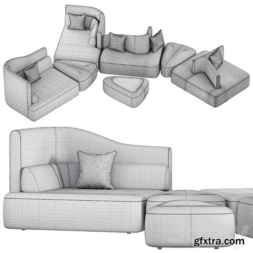 3dsky Pro - Ottawa Sofa OT13 by BoConcept