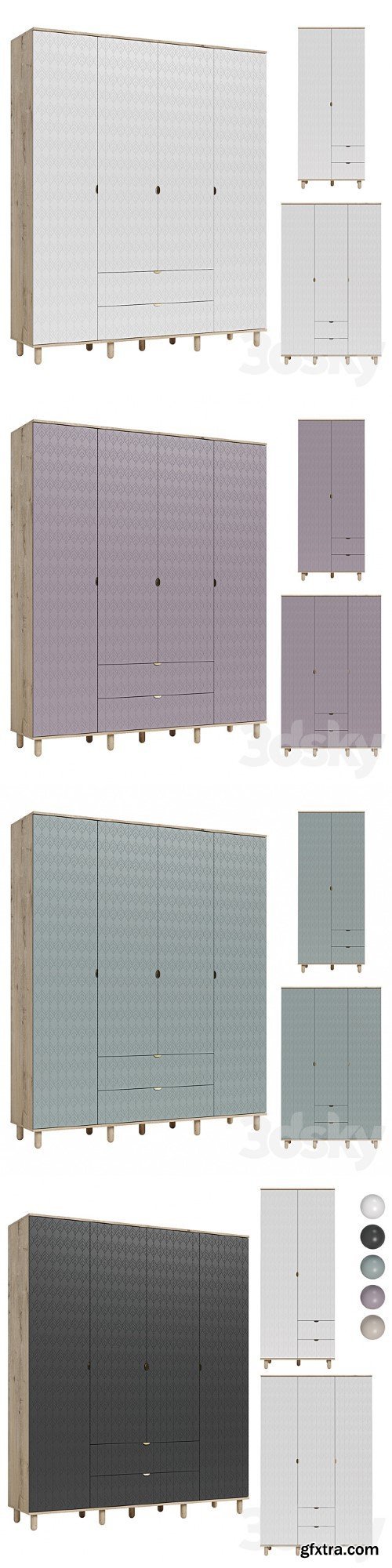 3dsky Pro - Cabinets Tedjons Leaf by divan.ru