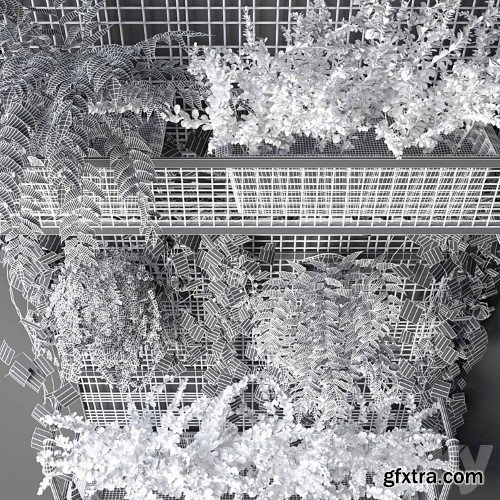 3dsky Pro - JC Wall Grid Plant Pot 5