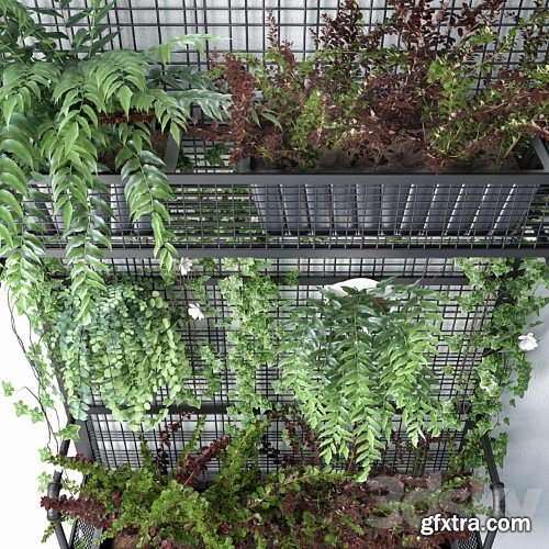 3dsky Pro - JC Wall Grid Plant Pot 5