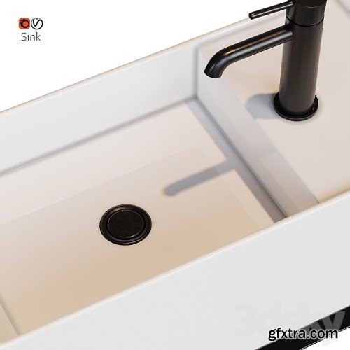3dsky Pro - Small sink in the bathroom