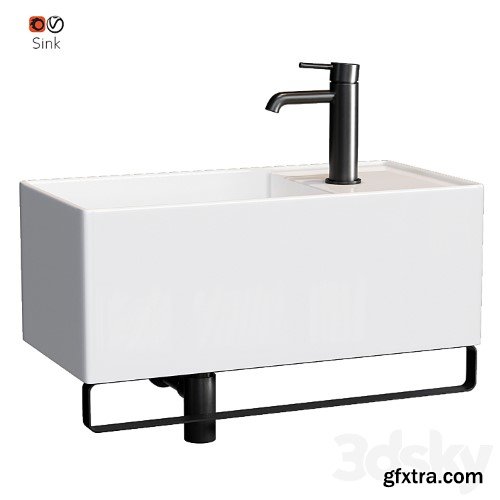 3dsky Pro - Small sink in the bathroom