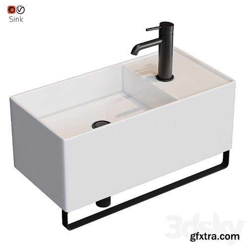 3dsky Pro - Small sink in the bathroom