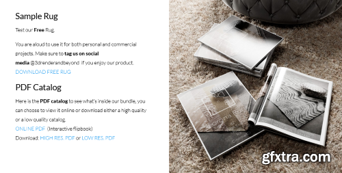 3DRnB - High Quality Rug Collection for Cinema 4D
