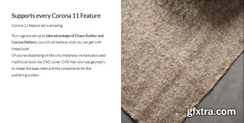 3DRnB - High Quality Rug Collection for Cinema 4D