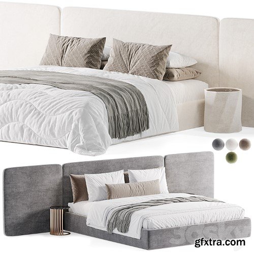 3dsky Pro - Lola Bed by Ana Roque Interior