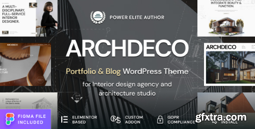 Themeforest - Archdeco - Architecture & Interior Design Agency Portfolio WordPress Theme 52247581 v1.0.3