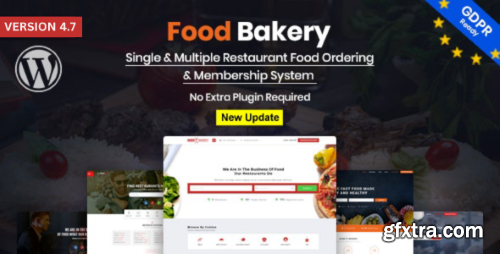 Themeforest - FoodBakery | Delivery Restaurant Directory WordPress Theme 18970331 v4.6