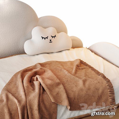 3dsky Pro - Contemporary White Daybed by Litfad