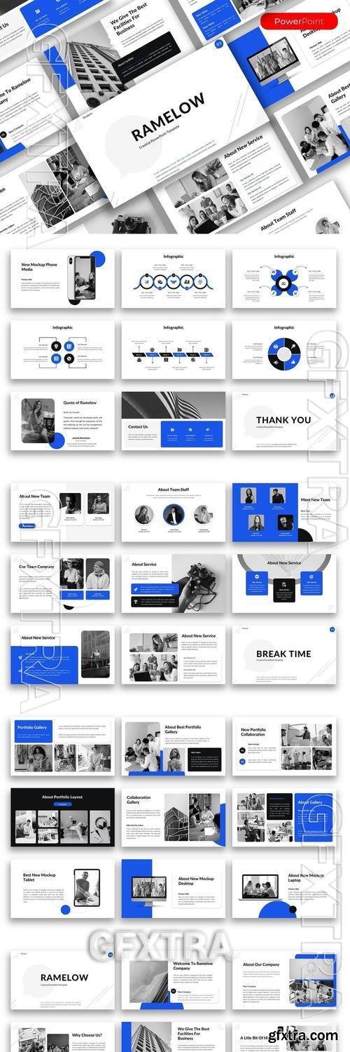 Ramelow - Creative PowerPoint Template 78PC4Q2