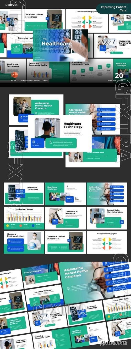 Improving Patient Care - Powerpoint Template YJJC8P7