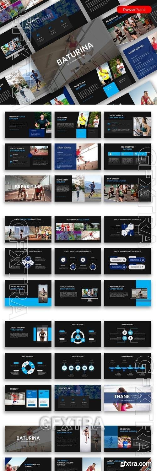 Baturina - Sport PowerPoint Template NGWV7L8