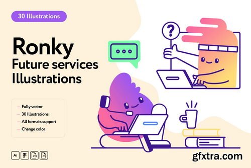 Craftwork.design - Ronky Illustrations