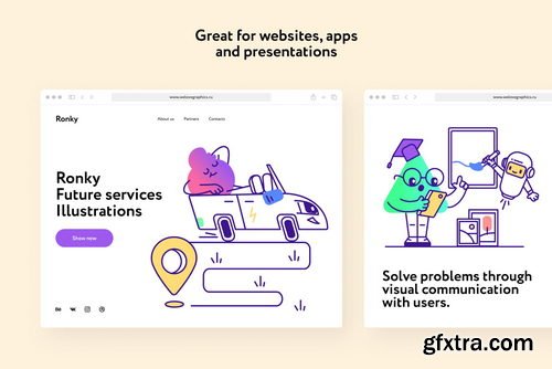 Craftwork.design - Ronky Illustrations