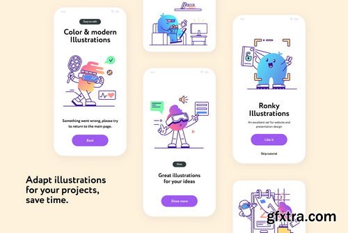 Craftwork.design - Ronky Illustrations